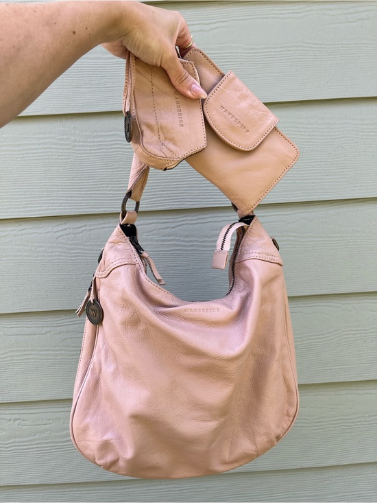 Wanderers Travel Co Handbags - 🩰 Santorini Bag/wallet/zip pouch in Blush/Ballet Pink by Wanderers Travel Co